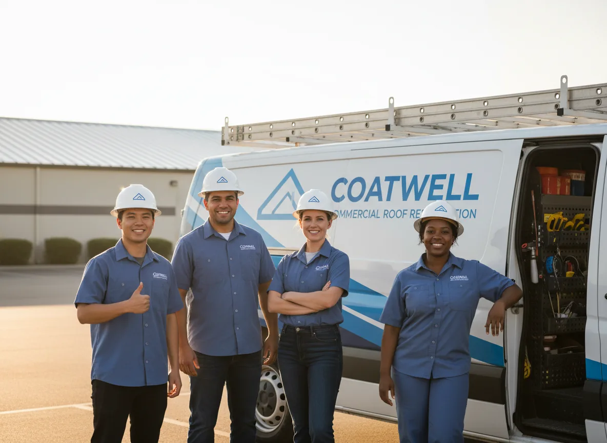 Commercial roof coating company in Roy, WA